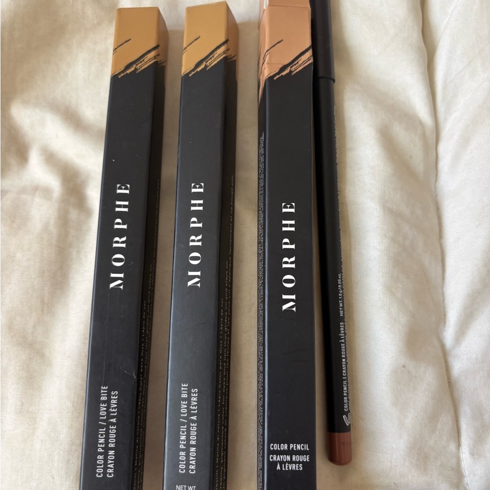 Morphe Lip Liner  NWT Trio in Love Bite color